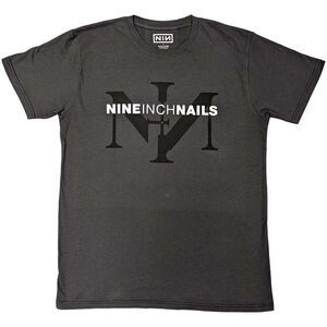 Nine Inch Nails Unisex Adult Logo T-Shirt / Charcoal Grey